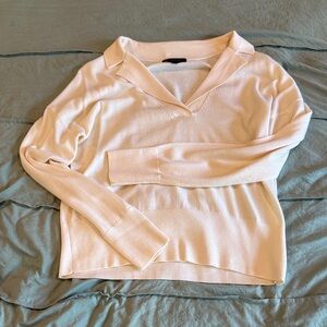 Banana Republic Soft Cream V-Neck Sweater